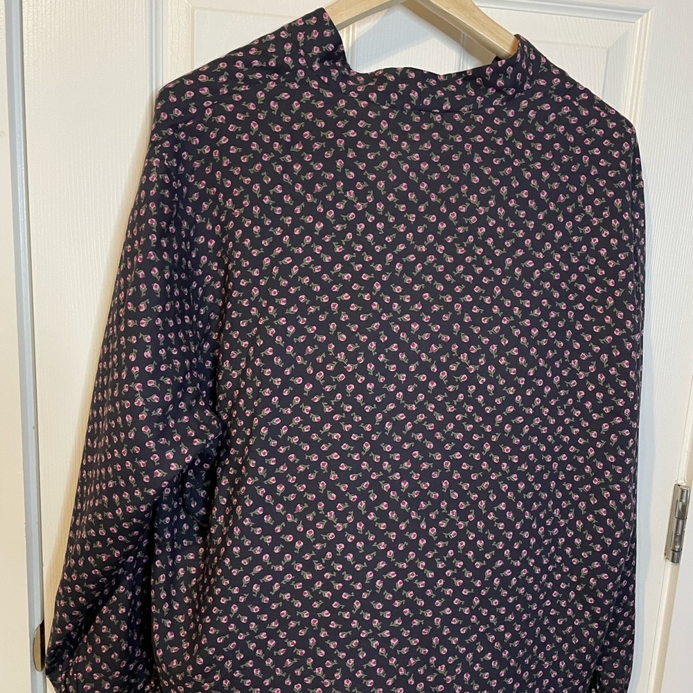 VTG Pendleton floral long sleeve button down blouse plus sz 20W - Picture 6 of 10